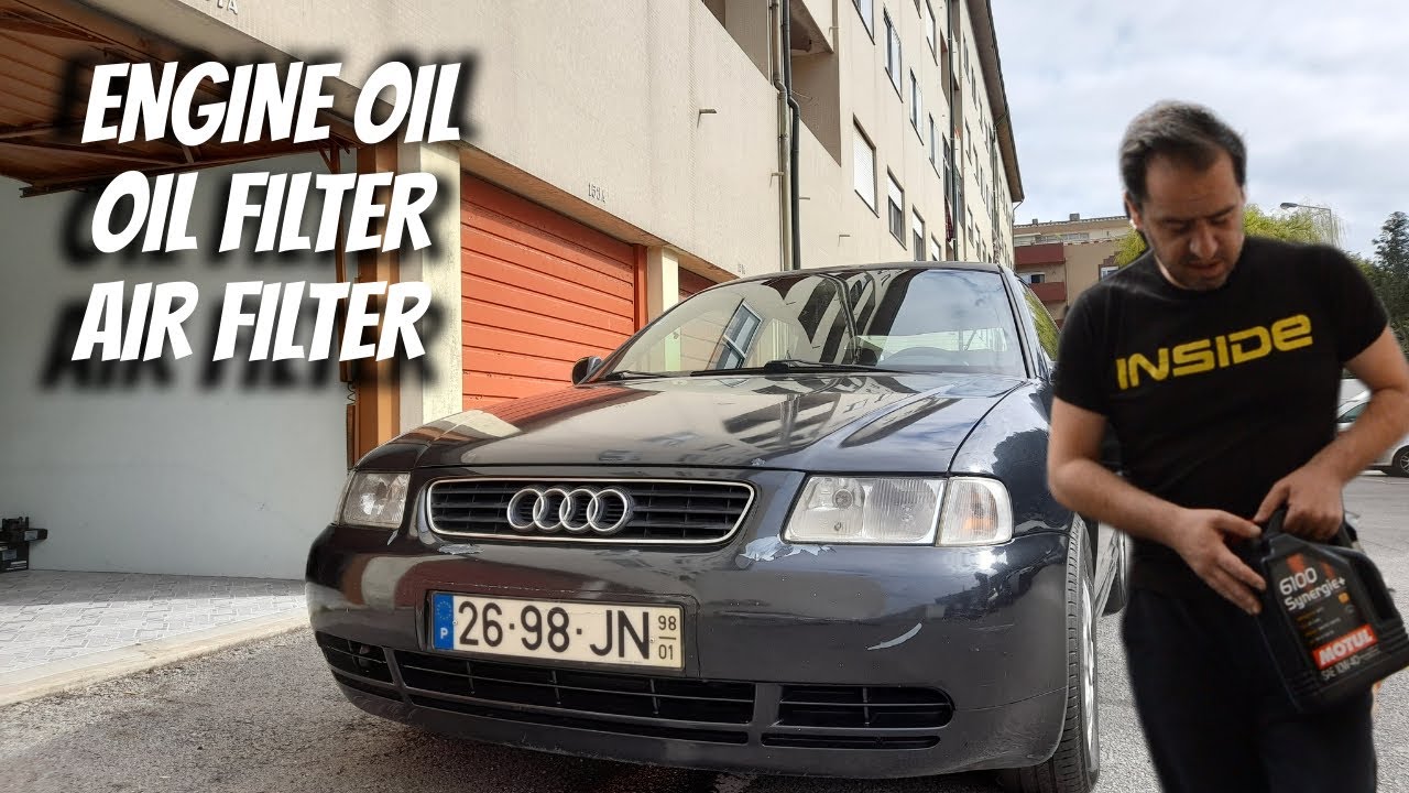 AUDI A3 1.6 8L Oil and Filters Change - YouTube