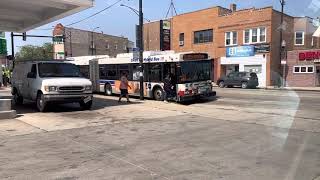 CTA New Flyer DE60LF Bus 4197 On Rt 21 Cermak