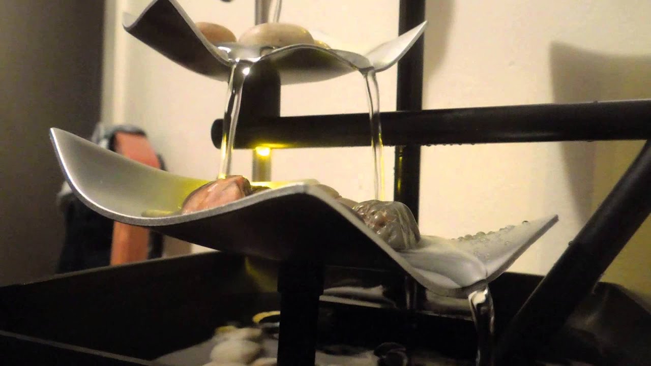 HoMedics Envirascape Silver Springs Illuminated Relaxation Fountain