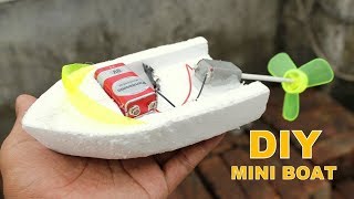 How to Make an Electric Boat at Home - DIY Mini Boat