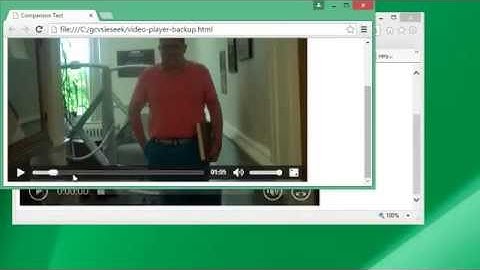Chrome 44 vs Internet Explorer 11 IE Web Browsers HTML5 Video Test Offline