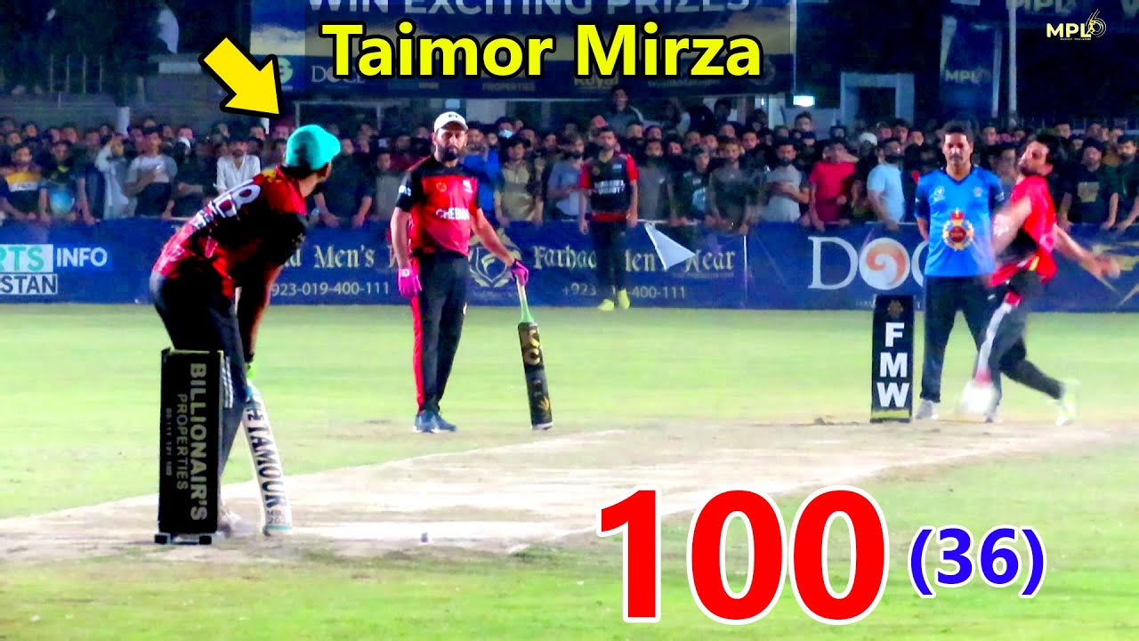 Need 100 Runs in 36 Balls || Taimoor Mirza Batting || Khuram Chakwal ...
