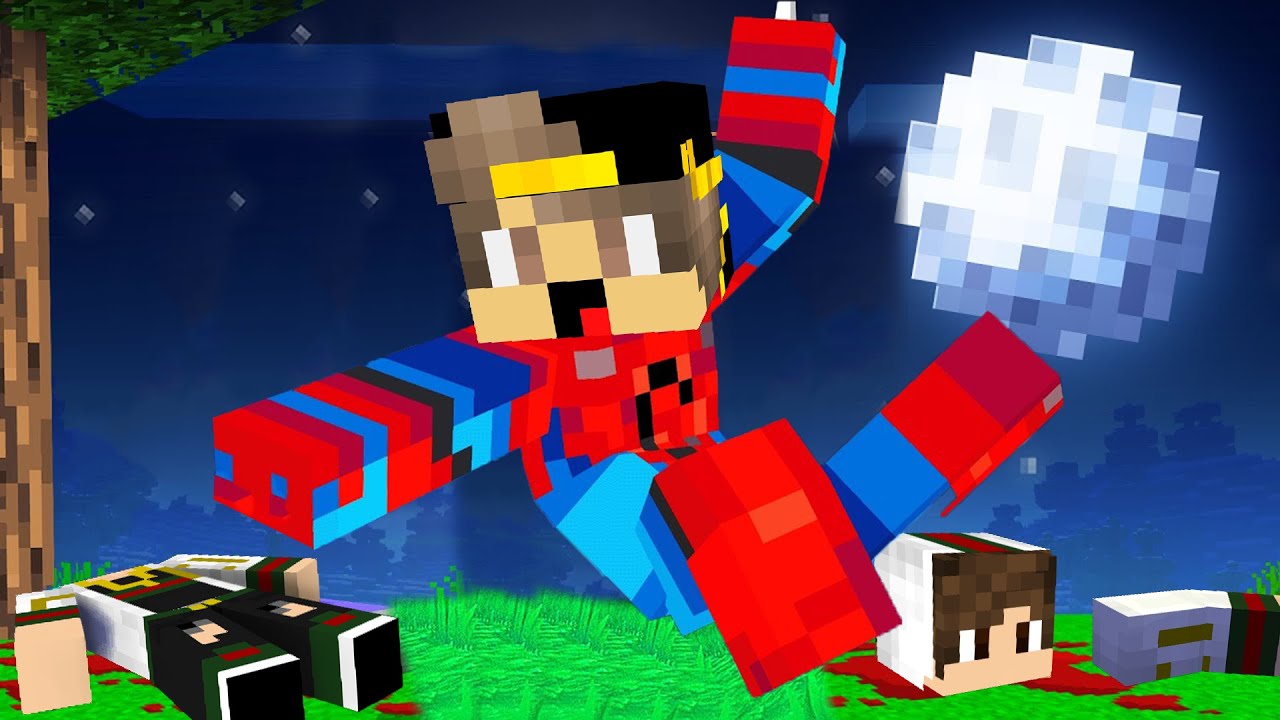 ماين كرافت ولكن تحولت الي بطل خارق وصديقي سبايدرمان  ( مستويات التحول الابطال الخارقين ) !!!🔥🔥