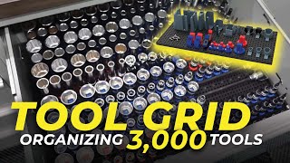 using tool grid to organize 3,000 hand tools in my home garage