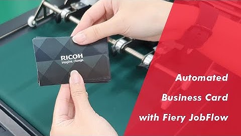 CEC Print Ideas 2025 Ep. 2 -Automate Business Card Printing with Fiery JobFlow