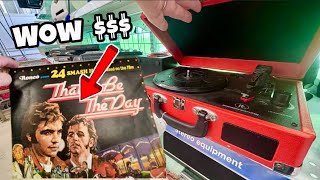 Insane Resale Priced Music Albums and vintage electronics thrift store search