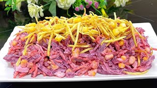 En Basit Ürünlerden Hızlı Lezzetli Salata. Sadece 4 Malzeme