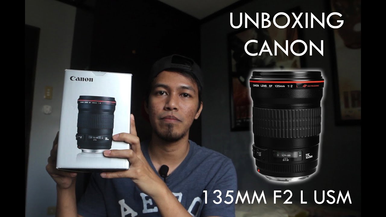 Unboxing Canon 135mm f2L USM - YouTube