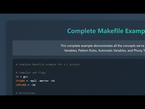 C Makefiles for Beginners: Automate Your C Projects!