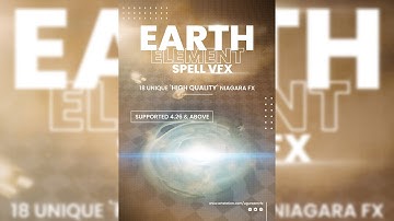 UE4 | Earth Element - Spell VFX Pack "27 Niagara Particle" High Quailty