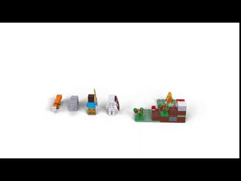 Конструктор LEGO Minecraft 21162 Пригоди в тайзі, видео 1