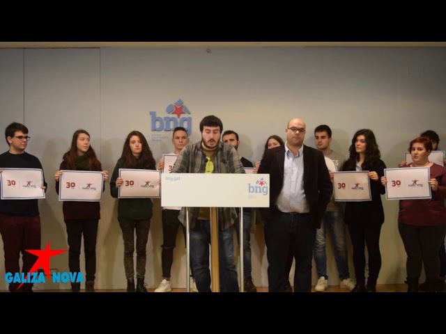Rolda de Prensa Anuncio 30 Aniversario Galiza Nova