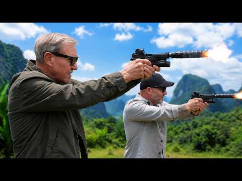 Vietnam Machine Gunner Tries a Red Dot for the First Time