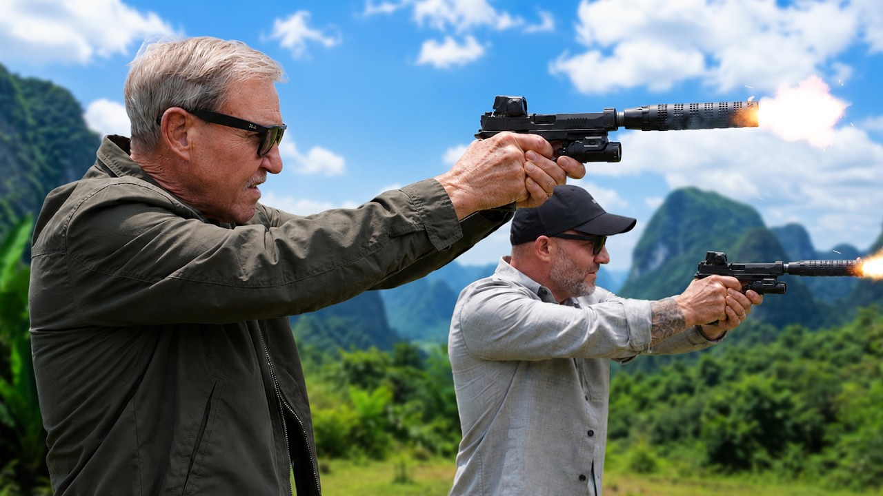 Vietnam Machine Gunner Tries a Red Dot for the First Time