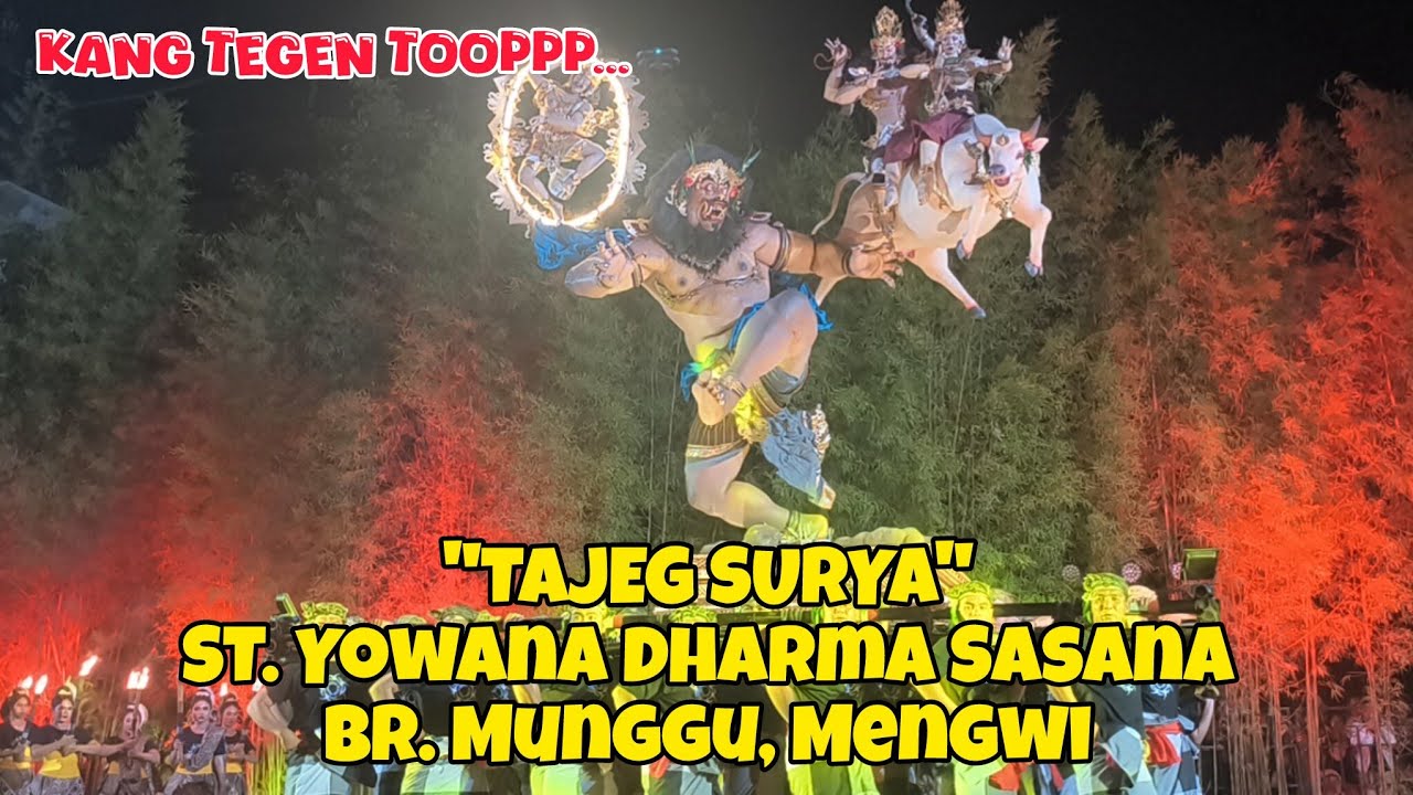 Ogoh-Ogoh TAJEG SURYA – Epic Moment Kang Tegen X Kang CengCeng!