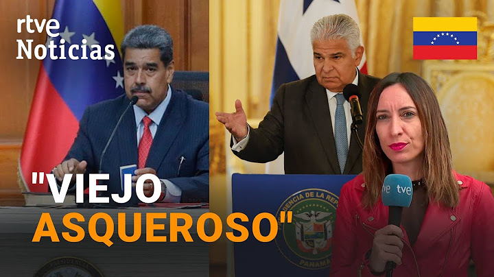 VENEZUELA: MADURO insulta al PRESIDENTE de PANAMÁ por APOYAR a GONZÁLEZ a UN DÍA de la INVESTIDURA