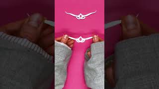 🏹 Make a Tiny Bow From Dental Floss! ✨🦷