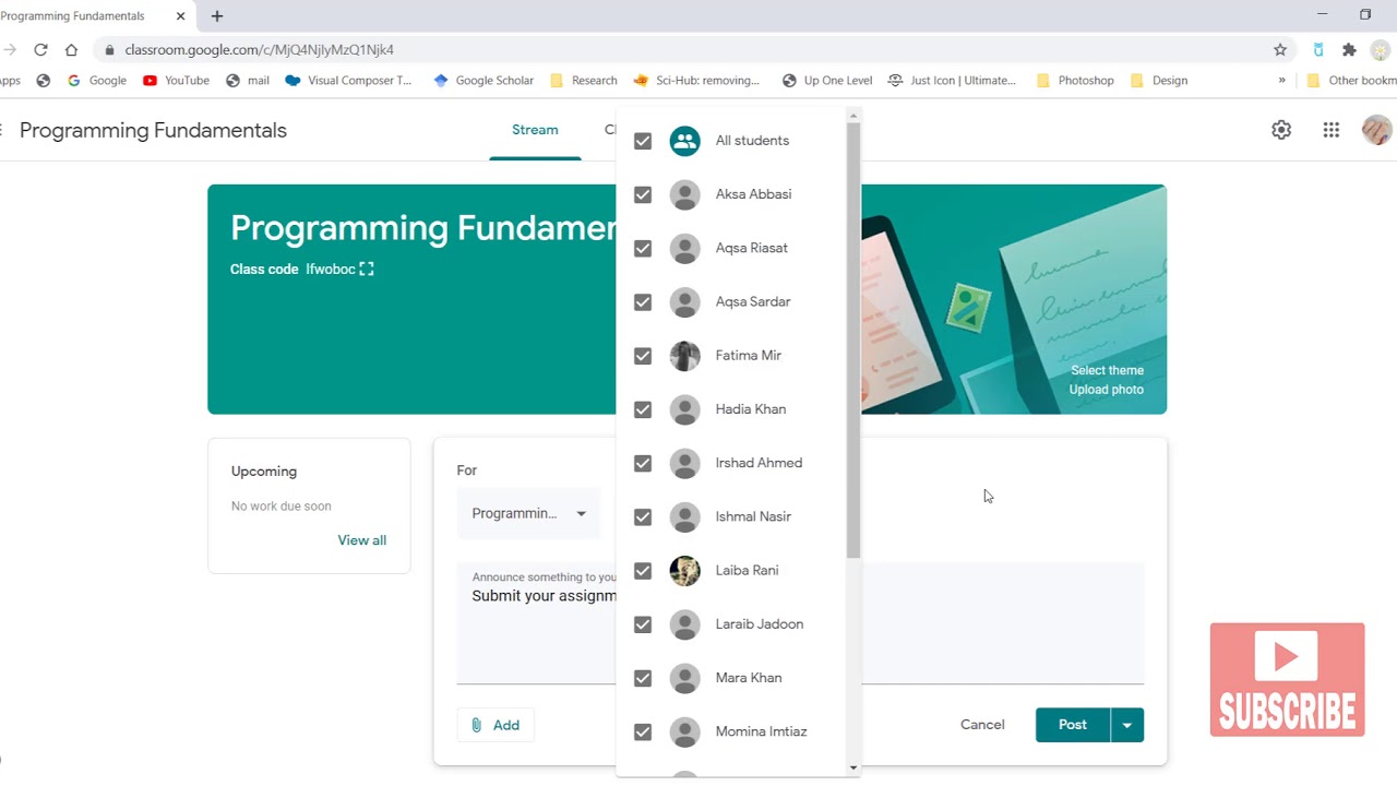 Complete Tour of google classroom 2020 | How to use GOOGLE classroom ...