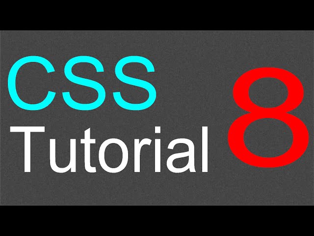 CSS Tutorial for Beginners - 08 - Font Family