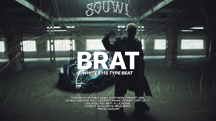 [FREE] BEDOES 2115 X WHITE 2115 TYPE BEAT - "BRAT"