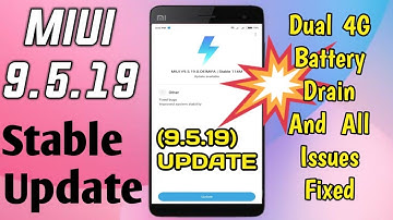 Miui 9.5.19.0 Update || Redmi Note 5 Pro Stable Miui 9.5.19 Update