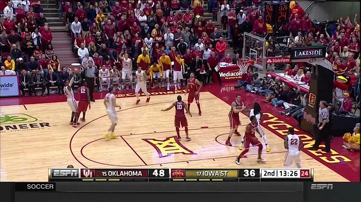 Second Half Hilton Magic! Iowa State 77, Oklahoma 70
