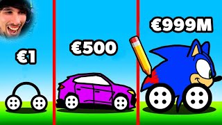 DISEGNO LE AUTO PIU' COSTOSE per VINCERE di PIU'!! | Car Drawning Game