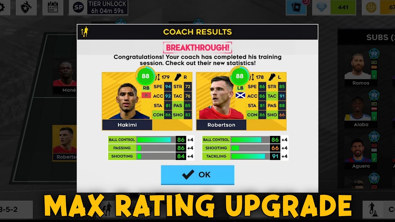 DLS 22 Achraf Hakimi & Andrew Robertson Max Rating Upgrade ⚽🔥