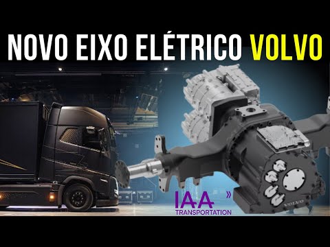 Novo eixo elétrico Volvo para dar mais autonomia nos veículos