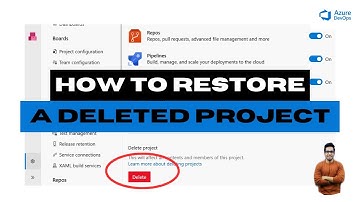 16b. How to recover a deleted project in Azure Devops