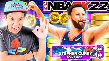 *NEW* STEPH CURRY BUILD was UNSTOPPABLE at the 1V1 COURT! Best Playmaking Shot Creator Build 2K22!