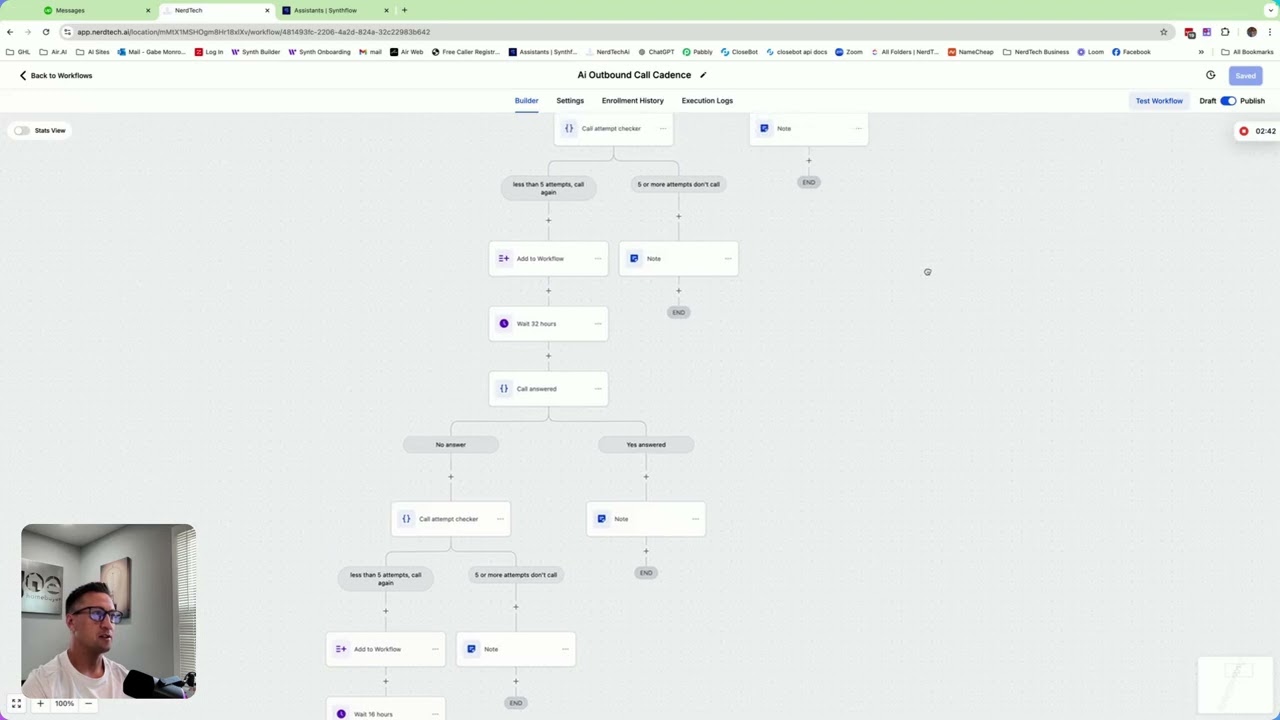 Optimizing Call CadencesSynthflow Ai: Optimizing Call Cadences with GHL 📈