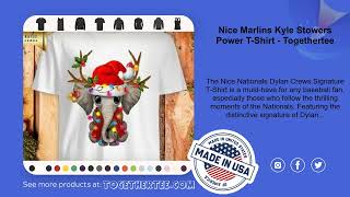 Nice Marlins Kyle Stowers Power T-Shirt