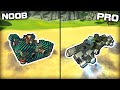 Noob vs pro hovercraft racing scrap mechanic gameplay