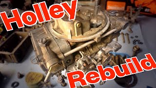Holley 4barrel carb rebuild | 4150 / 4160 vacuum secondary carburetor up close and personal