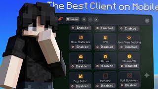 Trying Flarial Client On Mobile In Hive Bedwars For The First Time🥳🔥 | 120 FPS | #minecraft #hive screenshot 3