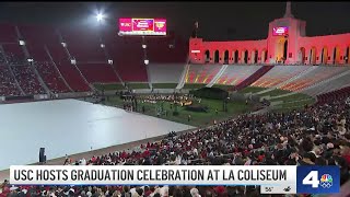 USC hosts graduation celebration at the LA Memorial Coliseum