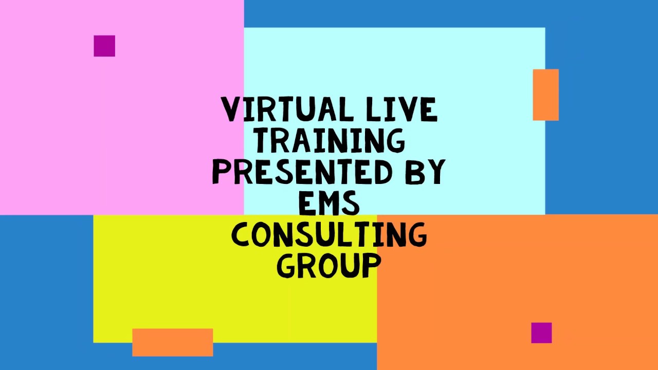 Virtual Live Lean Training from EMS Consulting Group