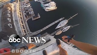 Daredevil Jumps 10-Stories, Narrowly Missing Dock [RAW VIDEO]