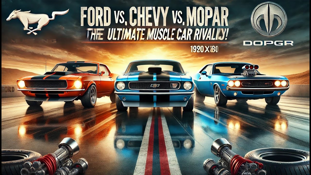 Ford vs. Chevy vs. Mopar – The Ultimate Muscle Car Rivalry!