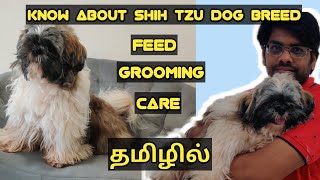 Shih tzu care tips | facts about shih tzu in tamil | grooming | health and care tipsin tamil |