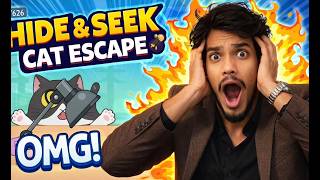 🔴 LIVE: CAT ESCAPE 😱🔥#hide&seek #escap #catgame#funnygame #livegaming #viralgame screenshot 1