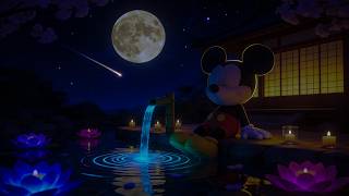 (No Ads) Fall Into Deep Sleep in 3 Minutes ★ Inner Peace Night ★ Zen Water &amp; Moon Serenity