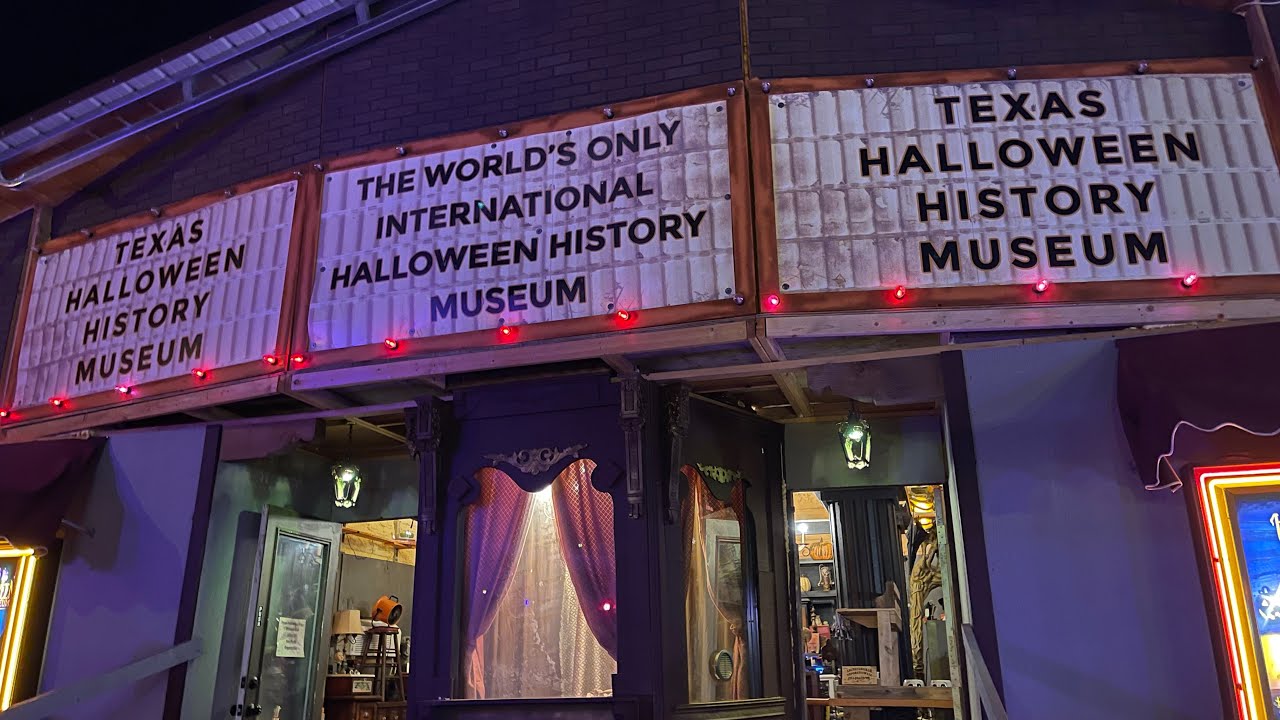 Texas Halloween History Museum at Scream Hollow YouTube