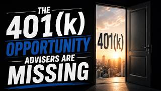 The 401 k Opportunity Advisers Are Missing