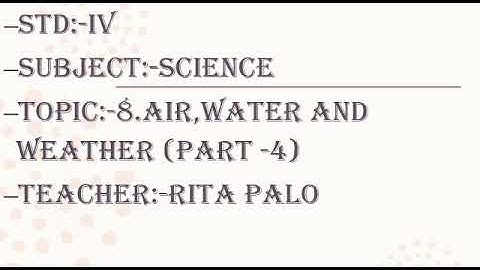 SVM CBSE||STD 4||Science|| Chp 9|| Part 4||