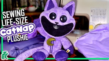 I Made REAL CatNap Plush | Sewing Poppy Playtime 3 Smiling Critters