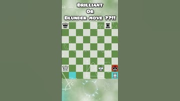 Chess Tactics : Brilliant or Blunder move !!?? #chess #shorts