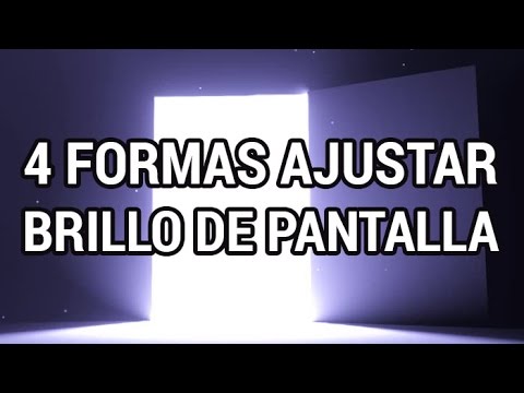 Vídeo: Com Es Canvia La Brillantor De La Pantalla D’un Ordinador Portàtil