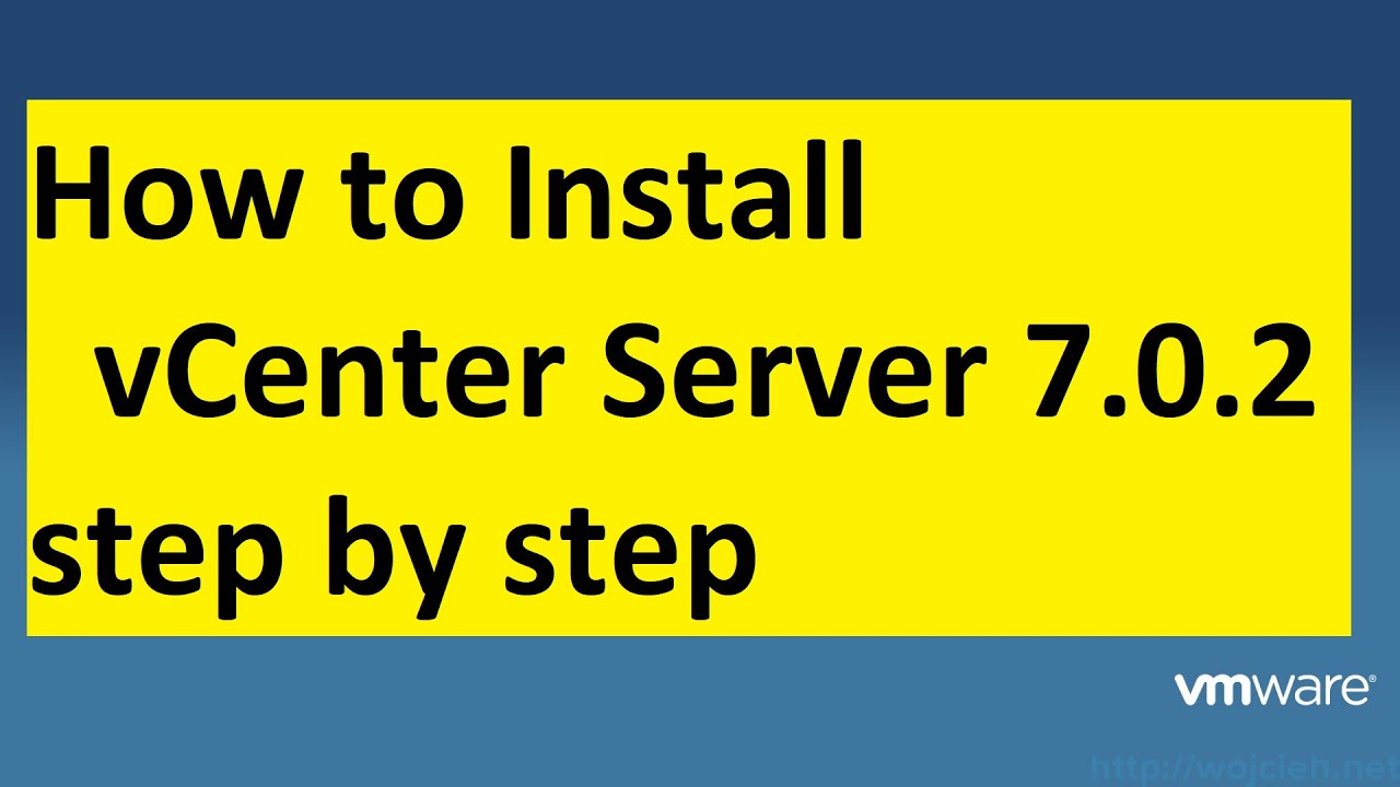 How to Install vCenter server 7 Appliance (VCSA) Step by Step || VMware ...